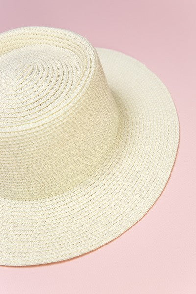 CLASSIC BOATER STRAW SUN HATS - Image 8