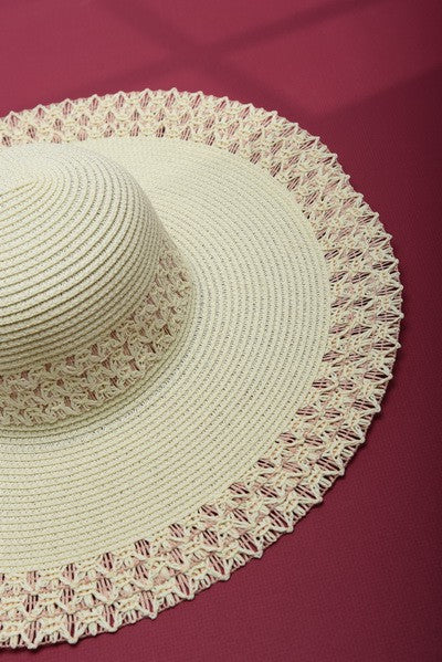 CLASSIC EDGE PANAMA STRAW SUN HAT - Image 6