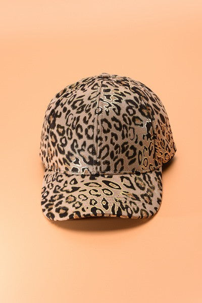 ANIMAL PRINT BASE BALL CAPS - Image 5