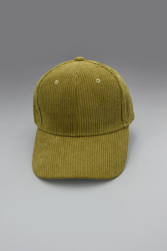 PLAIN CORDUROY BASEBALL CAP - Image 10