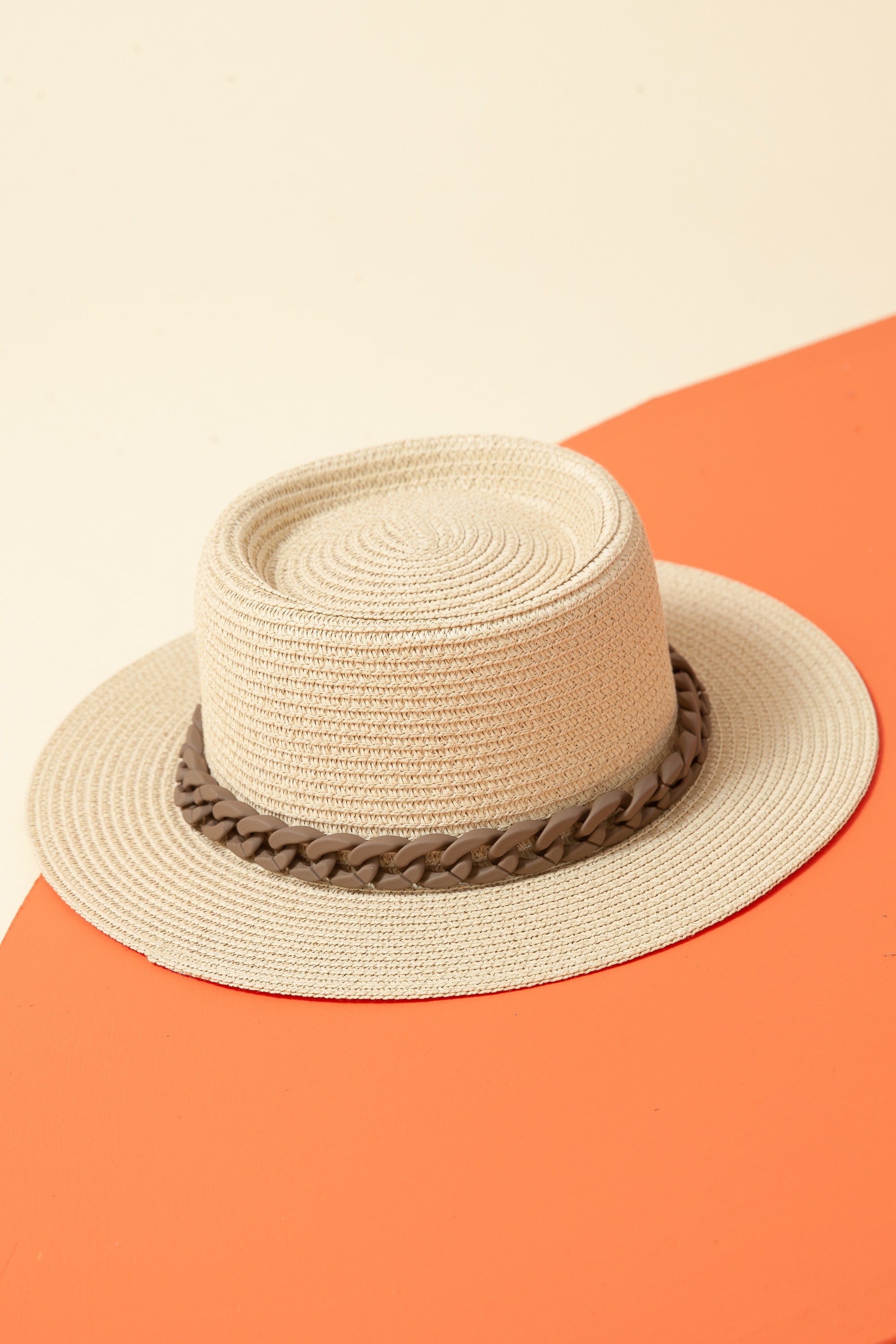 CLASSIC BOATER STRAW SUN HATS - Image 2