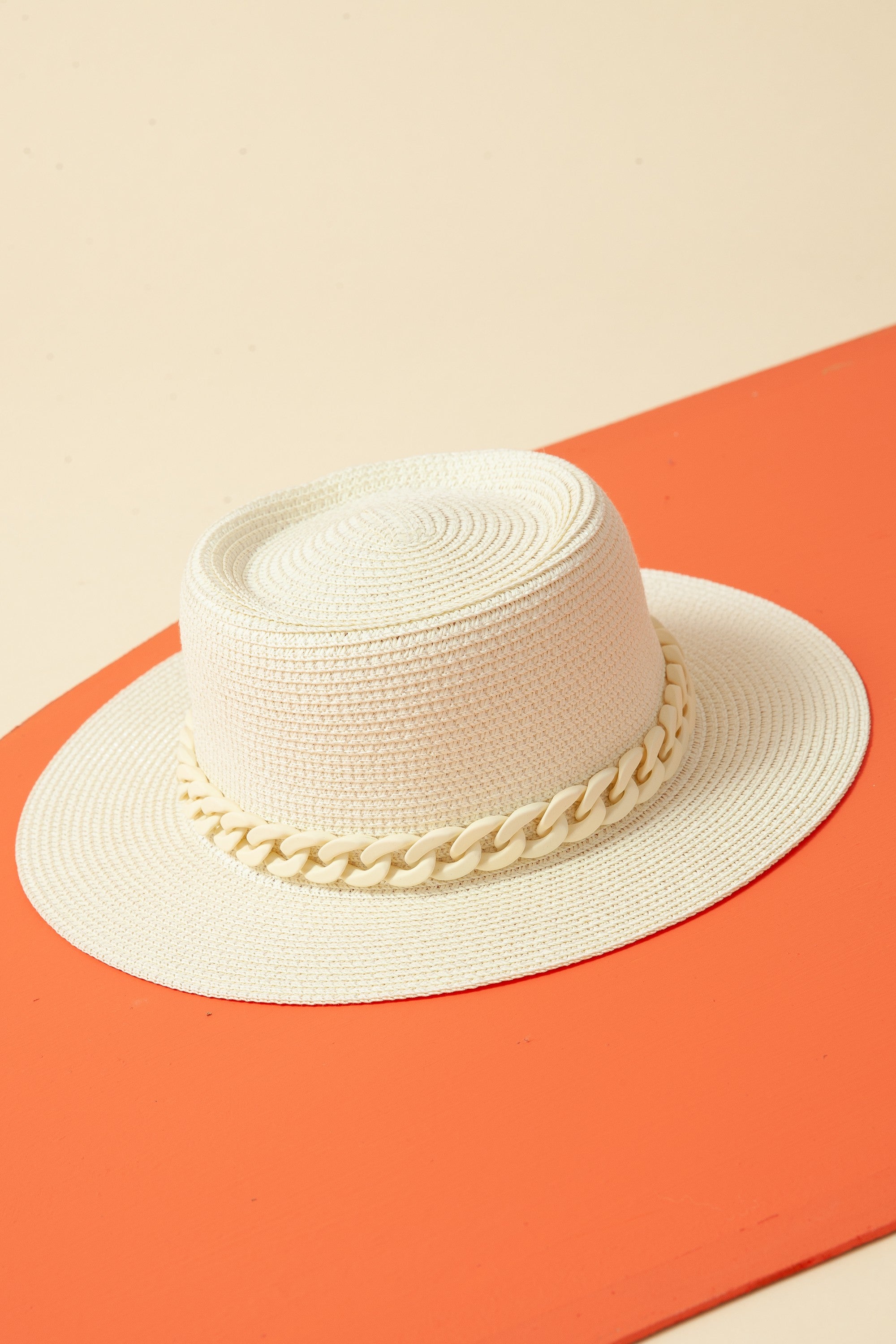 CLASSIC BOATER STRAW SUN HATS - Image 4