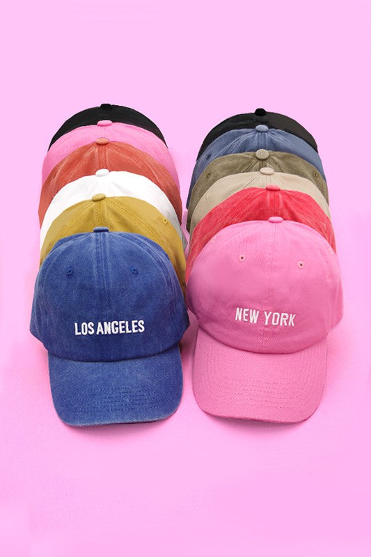 LOS ANGELES NEW YORK BASEBALL CAP HAT