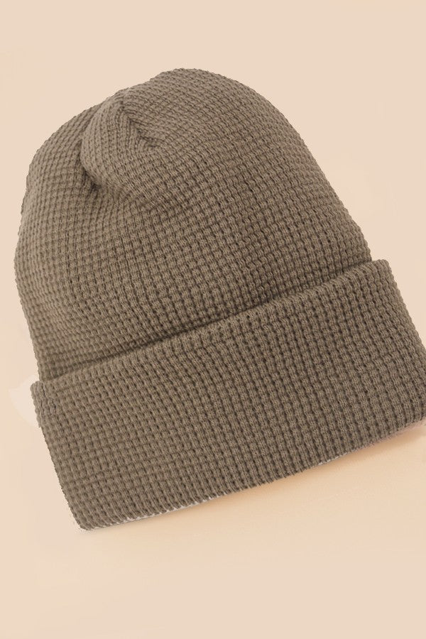 SOFT RIBBED KNIT BEANIES HAT - Image 2