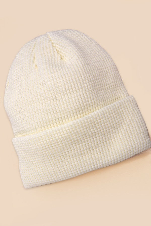 SOFT RIBBED KNIT BEANIES HAT - Image 4