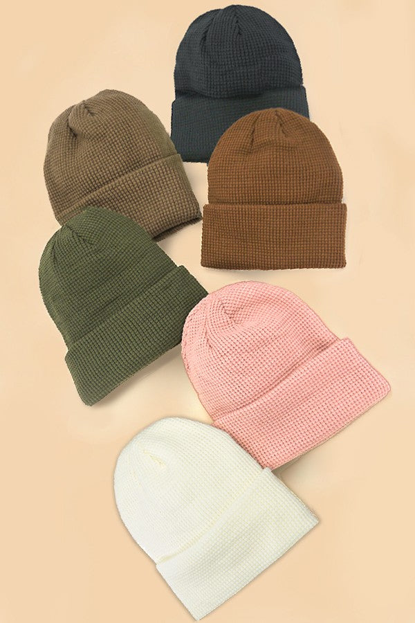 SOFT RIBBED KNIT BEANIES HAT - Image 9