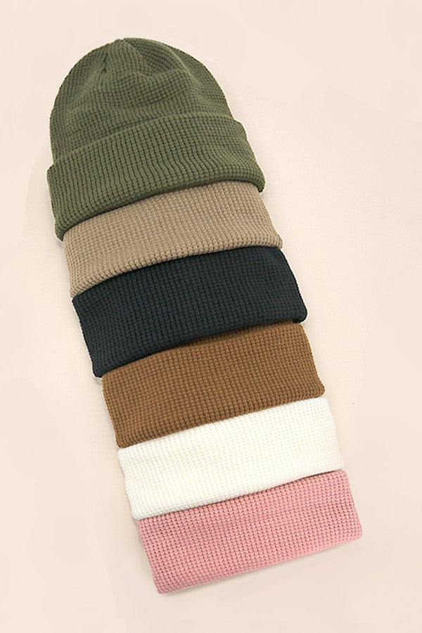 SOFT RIBBED KNIT BEANIES HAT - Image 8