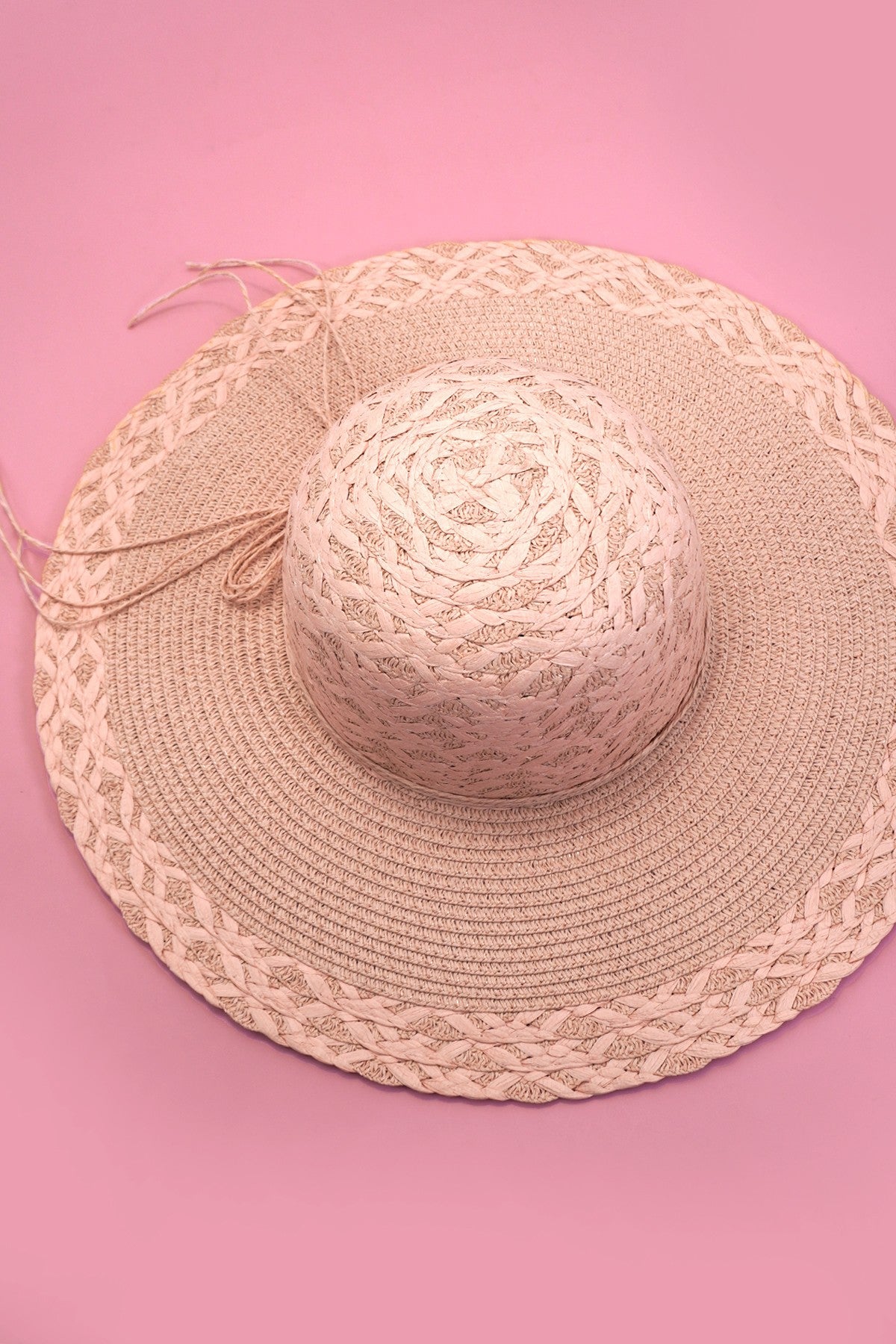CLASSIC NATURAL PANAMA STRAW SUN HAT - Image 4
