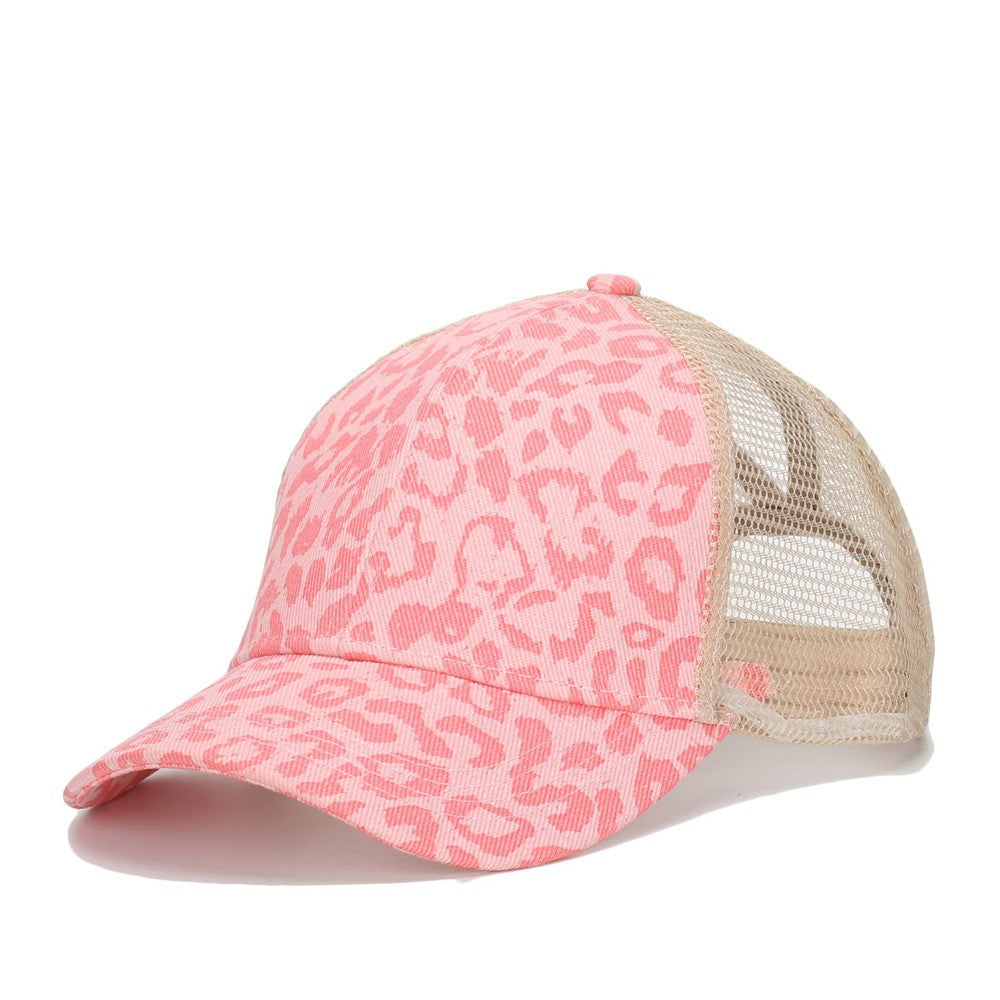 TRUCKER HAT LEOPARD ANIMAL FRONT MESH BACK CAP - Image 6